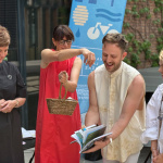 Magazín Trnavel pokrstil Braňo Mosný a jeho manželka Silvia Soldanová I Foto: Trnavské rádio