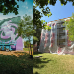 Panelák na Saleziánskej ulici zdobilo street artové dielo. Dnes je už minulosťou | Foto: Pavol Matava, Michaela Martišíková, Trnavské rádio