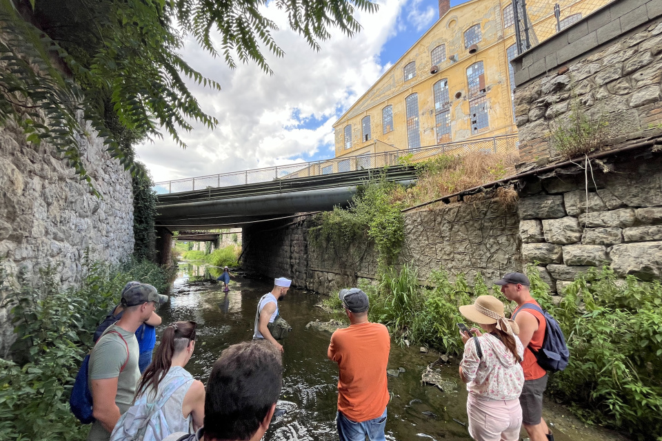 Minulý víkend spoznávali účastníci Trnavu zo žabej perespektívy | Foto: Peter Rybár