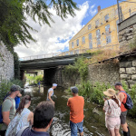 Minulý víkend spoznávali účastníci Trnavu zo žabej perespektívy | Foto: Peter Rybár