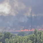 Pri Maduniciach horí pole | Zdroj: Fb Dendo Polacik