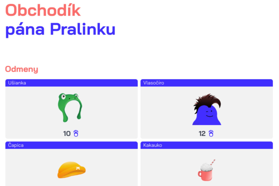 Obchodík pána Pralinku ponúkne vtip aj nový kúsok oblečenia pre Srandoňa za srandopacky | Zdroj: srandon.ak