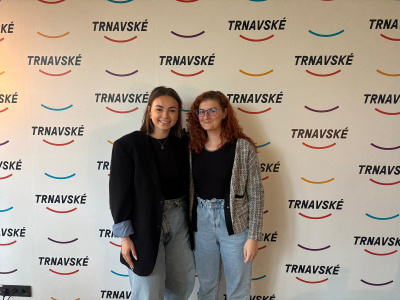 Jana Rehákova v Rannej šou Trnavského rádia | Foto: Zuzana Benková, Trnavské rádio