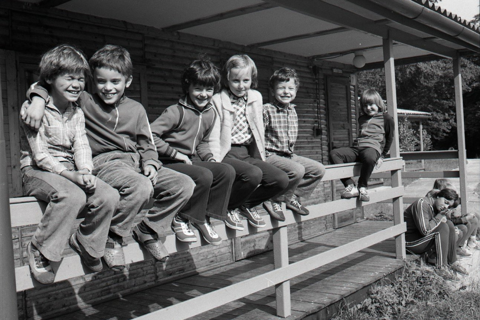 Záber z pionierskeho tábora Planinka, 22. 7.1982 | Foto: Štefan Petráš, ČSTK. Licencia: Trnavské rádio
