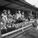 Záber z pionierskeho tábora Planinka, 22. 7.1982 | Foto: Štefan Petráš, ČSTK. Licencia: Trnavské rádio