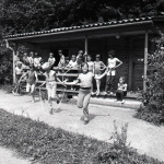Záber z pionierskeho tábora Planinka, 23. 7. 1985. | Foto: Štefan Petráš, ČSTK. Licencia: Trnavské rádio