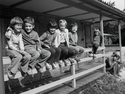 Záber z pionierskeho tábora Planinka, 22. 7.1982 | Foto: Štefan Petráš, ČSTK. Licencia: Trnavské rádio