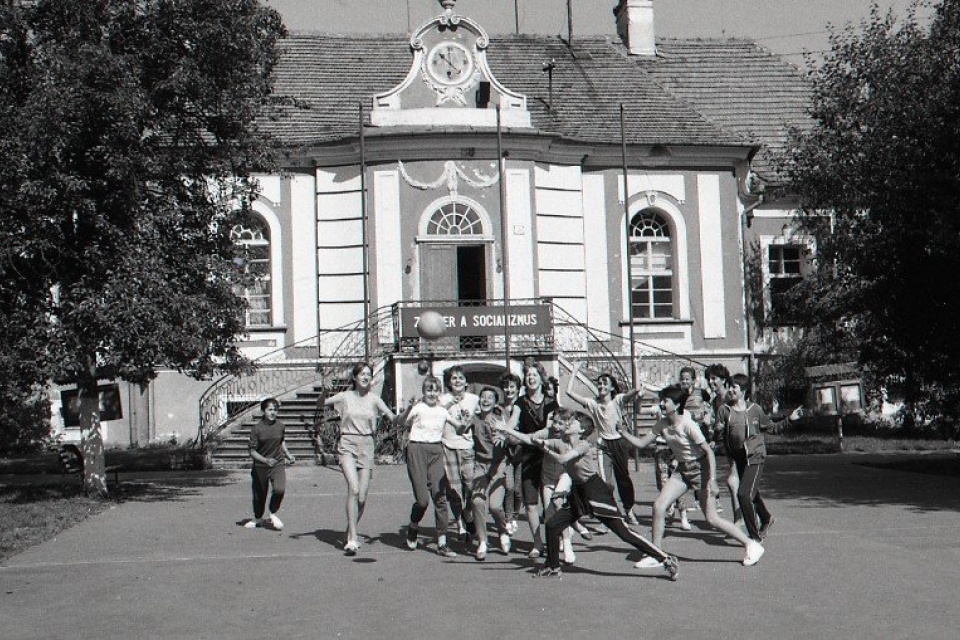 Záber z pionierskeho tábora Planinka, 11. 7. 1988. | Foto: Štefan Petráš, ČSTK. Licencia: Trnavské rádio