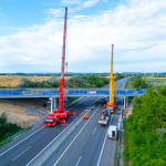 Župný cyklomost je namontovaný, D1 môže byť otvorená skôr. | Foto: TTSK