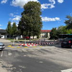 Vodiči sa sťažujú na netypický kruhový objazd | Foto: Zuzana Benková, Trnavské rádio 