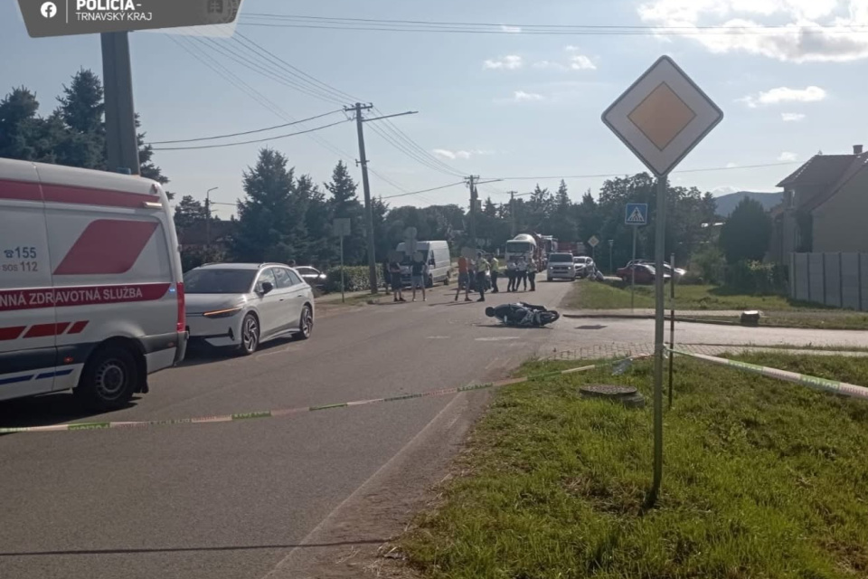Nehoda v Boleráze. | Zdroj: KR PZ TT