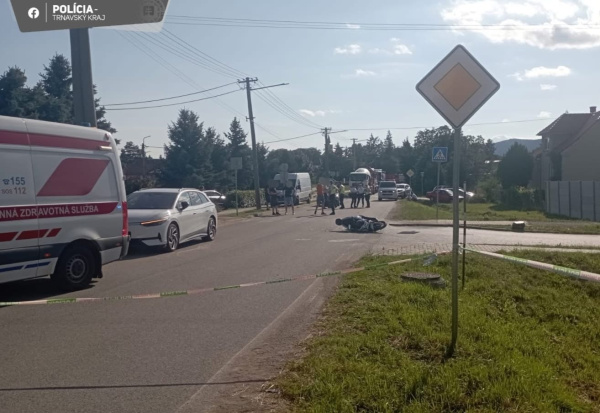 Nehoda v Boleráze. | Zdroj: KR PZ TT