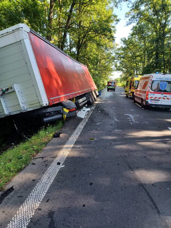 Nehodu neprežila jedna osoba | Zdroj: Hasičský a záchranný zbor - Trnavský kraj
