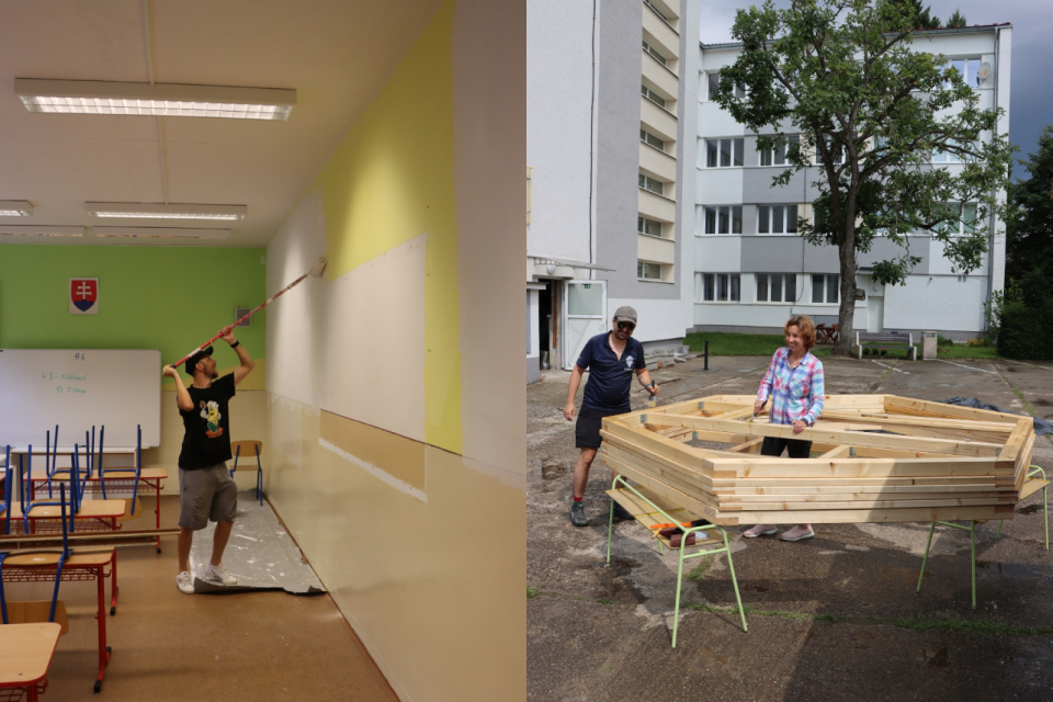 V Senici sa napreduje na prácach v školách | Zdroj: Mesto Senica