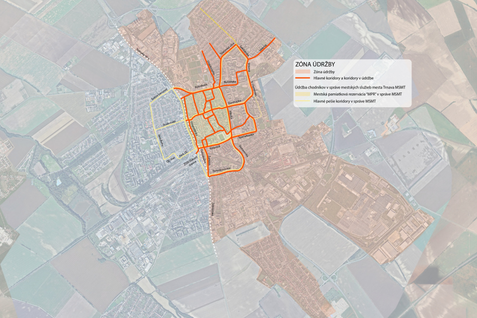 Mapka zóny 3 | Zdroj: Mesto Trnava
