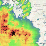 Aktuálny pohľad na radar. | Zdroj: SHMÚ