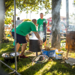 Na jarmoku vo Veľkých Kostoľanoch si môžete zasúťažiť vo varení gulášu | Foto: Matej Švančara