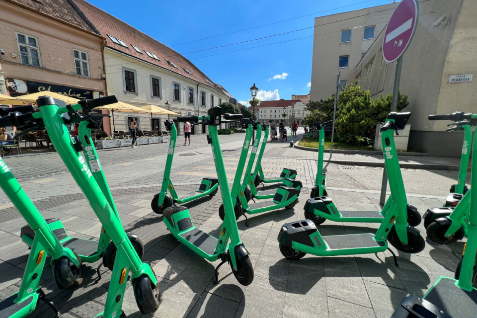 Bolt kolobežky z ulíc Trnavy zmizli I Zdroj: Trnavské 