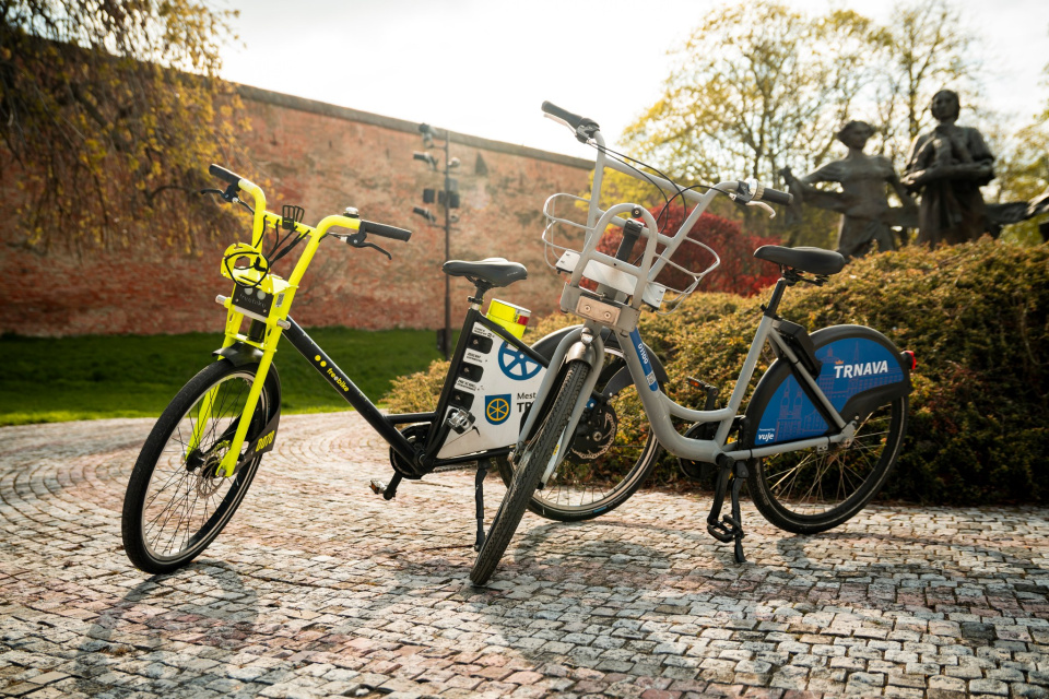 Do ulíc sa dnes vrátili trnavské zdieľané bicykle I Zdroj: Mesto Trnava