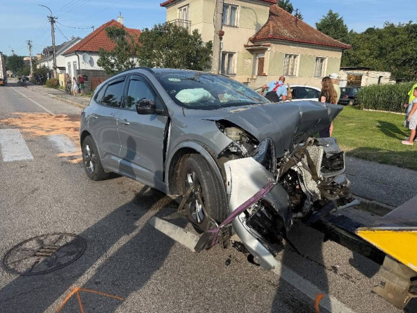 Miesto nehody. | Foto: Fb / Dopravný servis Piešťany a okolie