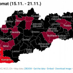 Mapa COVID-semaforu | Zdroj: NCZI