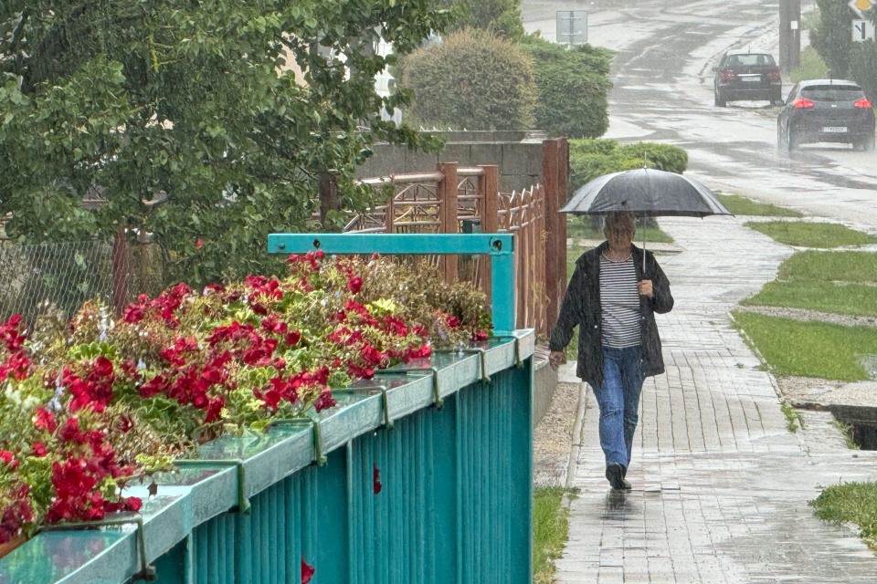 Dážď v Suchej nad Parnou | Foto: dv, Trnavské rádio