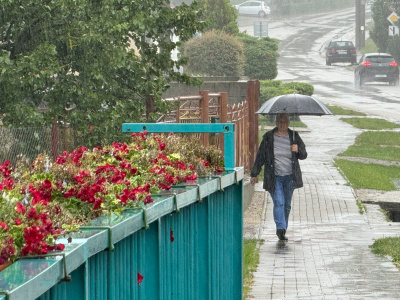 Dážď v Suchej nad Parnou | Foto: dv, Trnavské rádio