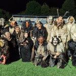 Čerti v Častkove na futbalovom ihrisku. | Foto: Krampus Slovakia 