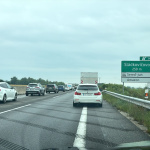 Kolóna na R1 pred odbočkou na Sládkovičovo smerom do Nitry | Foto: Pavol Jurák