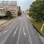 Úsek Kollárovej ulice ku križovatke bude cez víkend uzavretý. | Foto: Pavol Holý, Trnavské