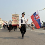 UFS Trnafčan počas sprievodu popri prístave I Foto: Alexandra Štofirová, Trnavské rádio