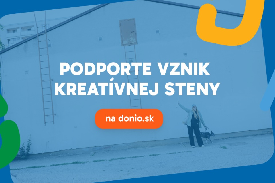 Aj vy môžete podporiť vznik kreatívnej steny | Foto: PR