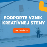 Aj vy môžete podporiť vznik kreatívnej steny | Foto: PR