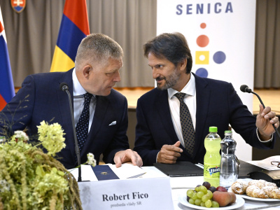 Výjazdové rokovanie vlády sa uskutočnilo dnes v Senici | Foto: Pavel Neubauer, tasr