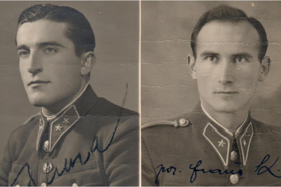 Andrej Benka Rybár a Fraňo Karol | Foto: Vojenský historický ústav-Vojenský historický archív v Bratislave
