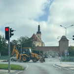 Vodári pracujú v Trnave na križovatke Hospodárska - Študentská  | Foto: redakcia  