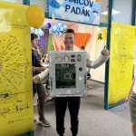 Pozdraví vás aj robot | Foto: Michaela Martišíková