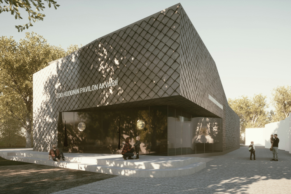 Vizualizácia nového pavilónu akvárií od MY3 architektov | Zdroj: Zoo Hodonín