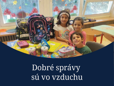 Dobré správy opäť vyčaria úsmev na tvári