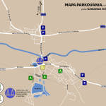 Mapka parkovacích zón počas púte | Zdroj: Bazilika Sedembolestnej Panny Márie 