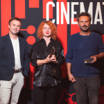 Miro Remo (Raději zešílet v divočině), Silvia Učňová Kapustová (Pohľad do slnka) a Martin Kollar (Letopis). | Zdroj: Cinematik