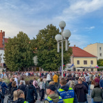 Protestné zhromaždenie proti vládnej konsolidácii v Trnave (16. 9. 2025) | Foto: red.