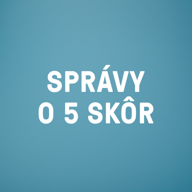Správy o 5 minút skôr ako ostatní