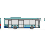 Farebnosť autobusov v Piešťanoch | Zdroj: Mesto Piešťany