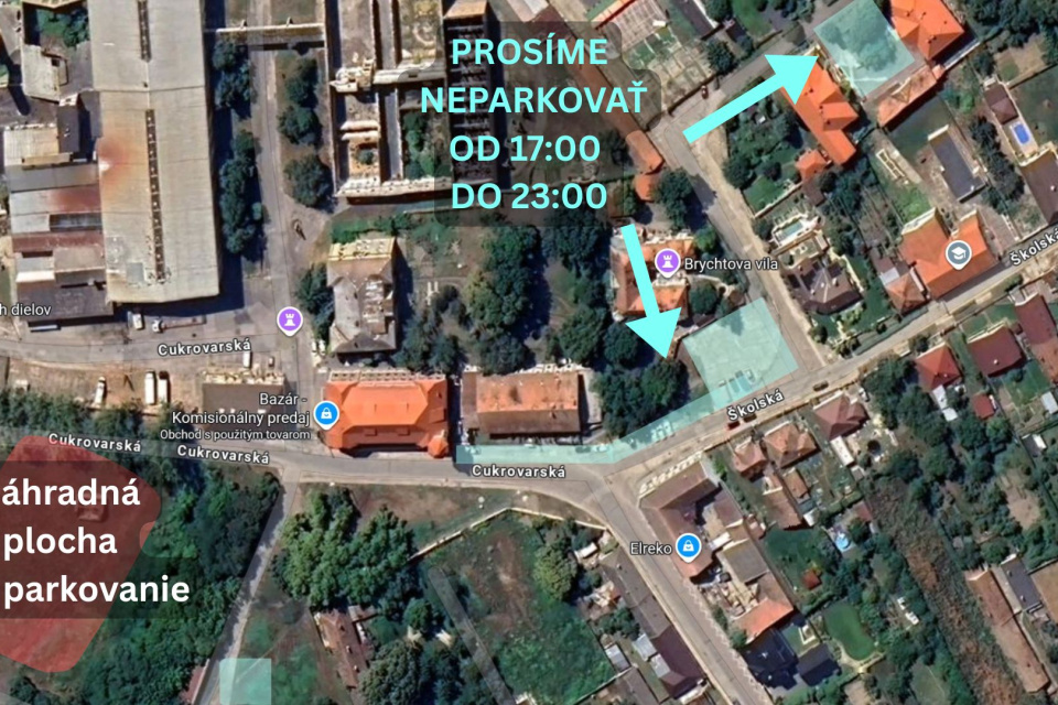 Vyznačenie plôch, kde sa nesmie parkovať | Foto: Život v Sládkovičove 