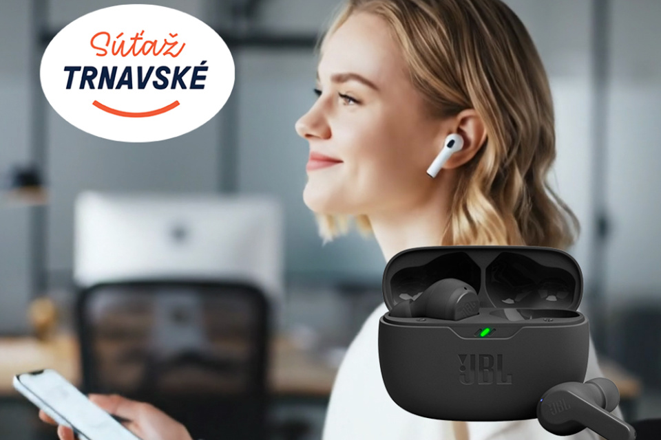 Súťaž o bezdrôtové slúchadlá JBL