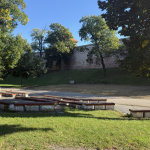 Mesto sa rozhodlo odstrániť malý amfiteáter v Sade Antona Bernoláka | Foto: Michaela Martišíková, redakcia