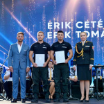 Policajti zo Záhoria si vyslúžili ocenenie | Zdroj: Polícia SR - Trnavský kraj