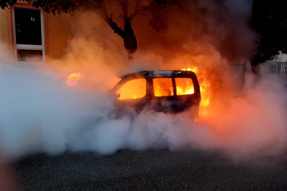 Hasiči riešili požiar auta v Skalici | Zdroj: Hasičský a záchranný zbor - Trnavský kraj