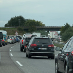 Stojíte na R1 z Trnavy pri OMV smerom do Nitry | Foto: Trnavské rádio